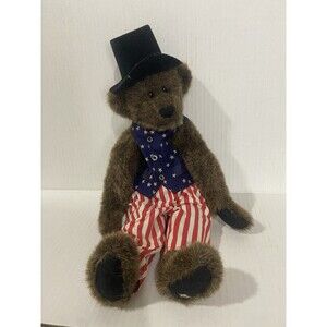 Vtg Cottage Collectibles By Ganz CATHARINE TREDGER Patriotic Teddy Bear Plush